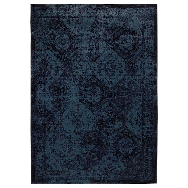 IKEA VONSBÄK rug, low pile, 6\'7 inx9\'10 in Dark Blue, Ikea Ireland | 6120AEVSI