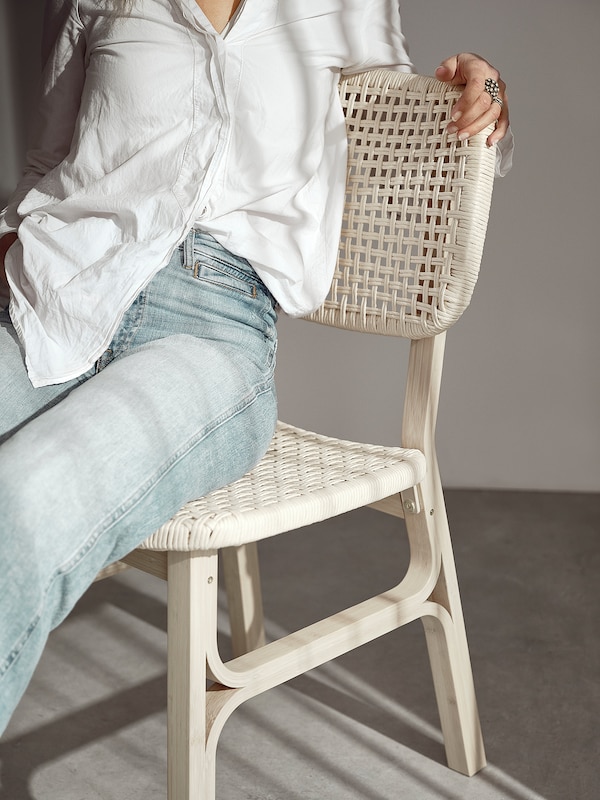 IKEA VOXLÖV chair, light bamboo, Ikea Ireland | 9260XWOAE