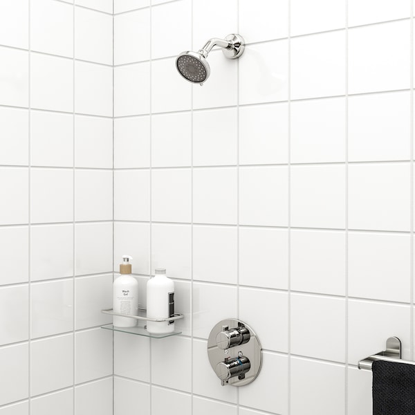 IKEA VOXNAN showerhead with thermostatic faucet, chrome plated, Ikea Ireland | 5321OVQLK