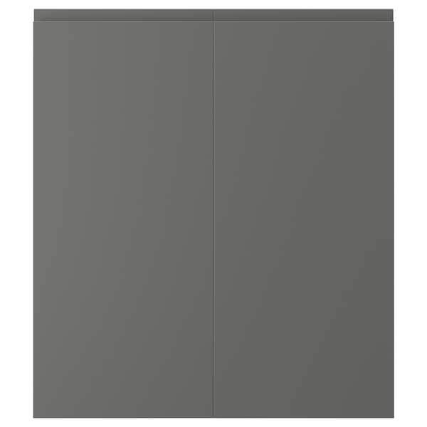 IKEA VOXTORP 2-p door/corner base cabinet set, left-handed, 13x30 in Dark Gray, Ikea Ireland | 9538SBHEG