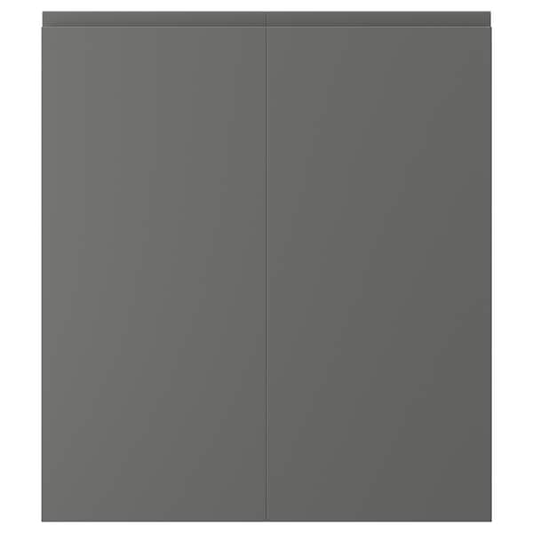 IKEA VOXTORP 2-p door/corner base cabinet set, 13x30 in Right / Handed Dark Gray, Ikea Ireland | 4862DUJHZ