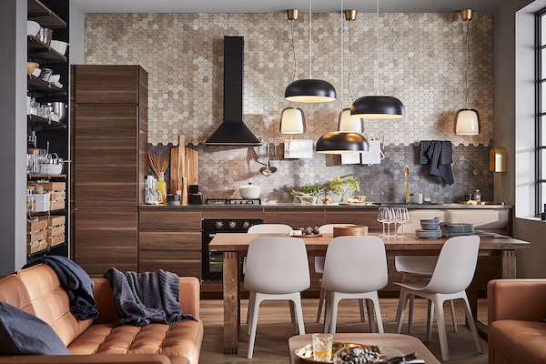 IKEA VOXTORP door, 12x40 in Walnut Effect, Ikea Ireland | 5318FHESQ