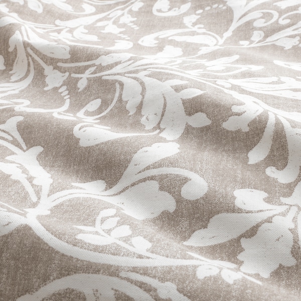 IKEA VÅRBRÄCKA duvet cover and pillowcase(s), King Beige / White, Ikea Ireland | 6984OMKGT