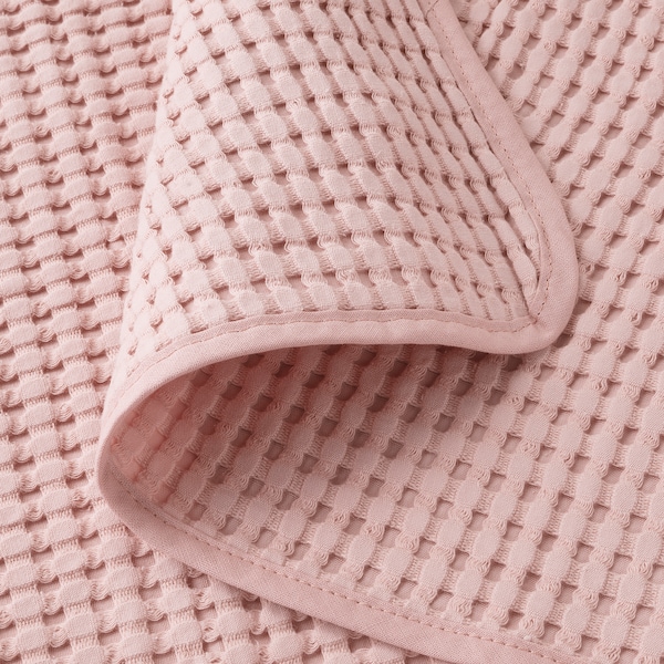 IKEA VÅRELD bedspread, 91x98 in Light Pink, Ikea Ireland | 9735XRFDK