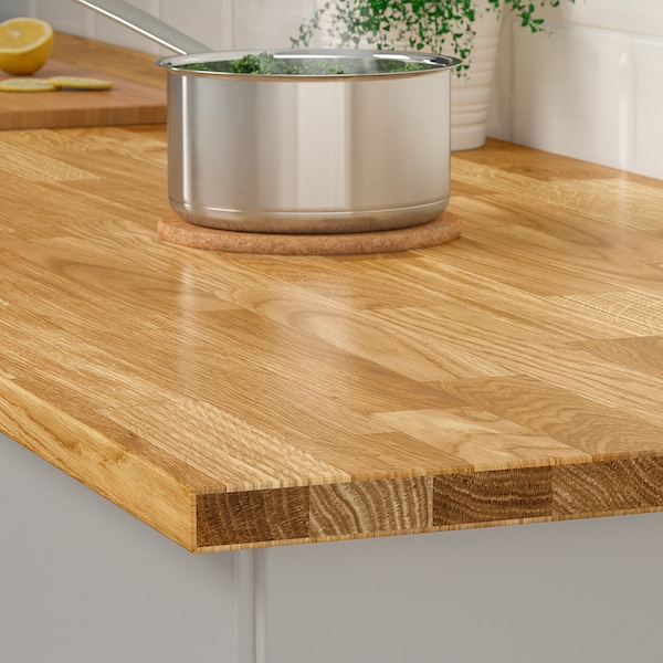 IKEA VRENA countertop, oak/veneer, 74x1 1/8 in, Ikea Ireland | 1439RVWOT