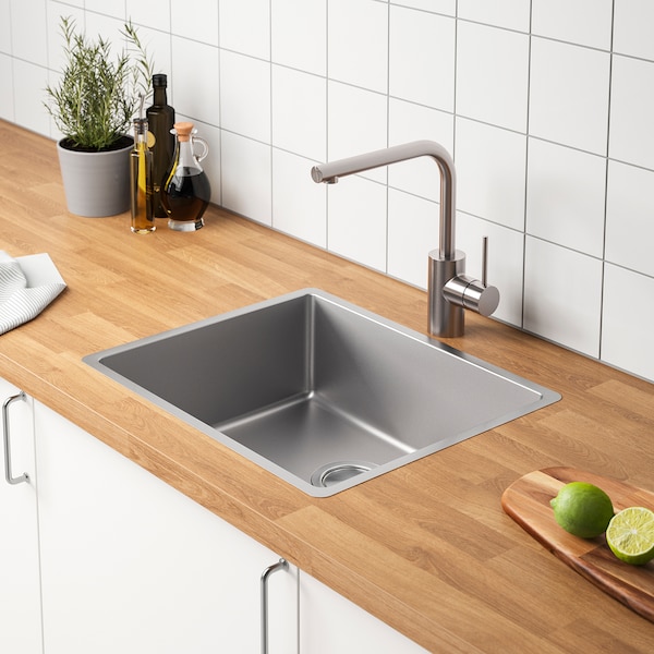 IKEA VRESJÖN sink, stainless steel, 21 1/4x17 3/8 in, Ikea Ireland | 2804IGTYK