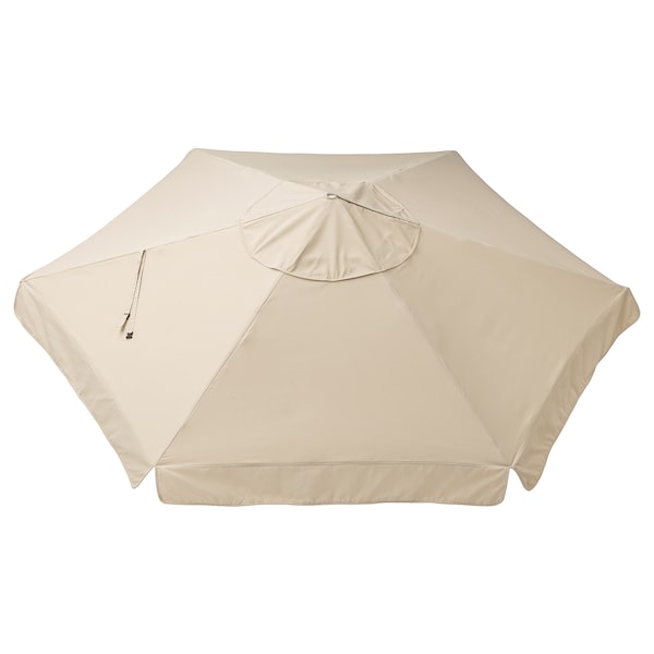 IKEA VÅRHOLMEN Umbrella canopy, beige, 118 1/8 in, Ikea Ireland | 0912YPXTA