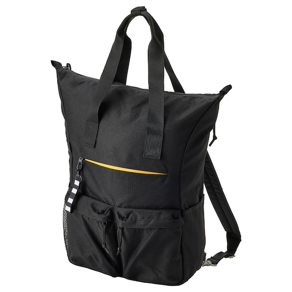 IKEA VÄRLDENS backpack, black, 12 ¼x6x19 ¼ in/7 gallon, Ikea Ireland | 0925VSAQH
