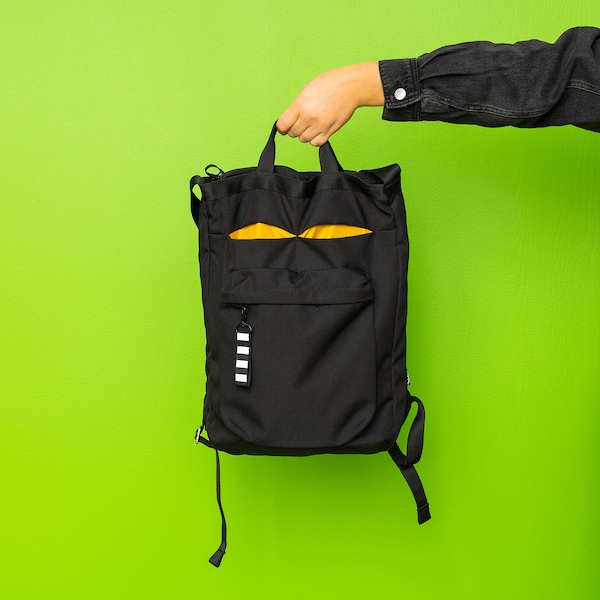 IKEA VÄRLDENS travel tote bag, black, 11x4 ¾x17 ¼ in/4 gallon, Ikea Ireland | 1678MRQUY