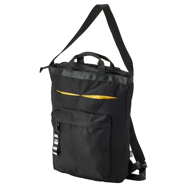IKEA VÄRLDENS travel tote bag, black, 11x4 ¾x17 ¼ in/4 gallon, Ikea Ireland | 1678MRQUY