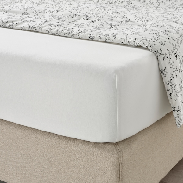 IKEA VÅRVIAL 4-piece sheet set, Double White, Ikea Ireland | 7924KLHVM