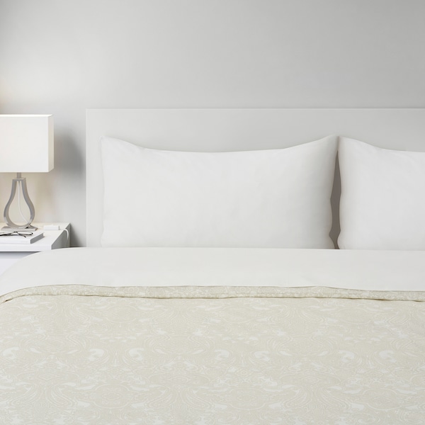 IKEA VÅRVIAL 4-piece sheet set, Double White, Ikea Ireland | 7924KLHVM