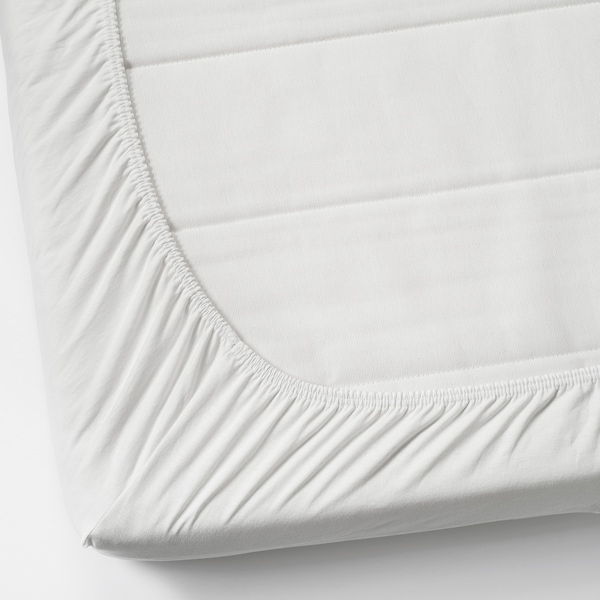 IKEA VÅRVIAL fitted sheet for twin daybed, Twin White, Ikea Ireland | 4870PANRY