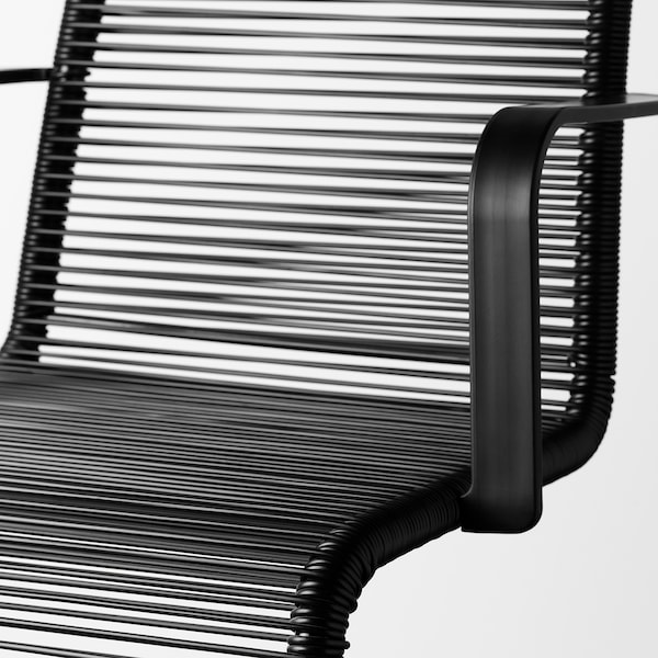 IKEA VÄSMAN armchair, outdoor Black, Ikea Ireland | 6495RPTIQ