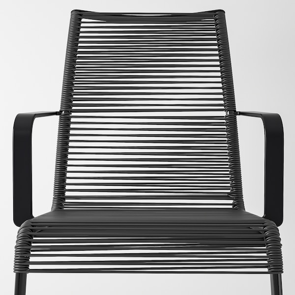 IKEA VÄSMAN armchair, outdoor Black, Ikea Ireland | 6495RPTIQ