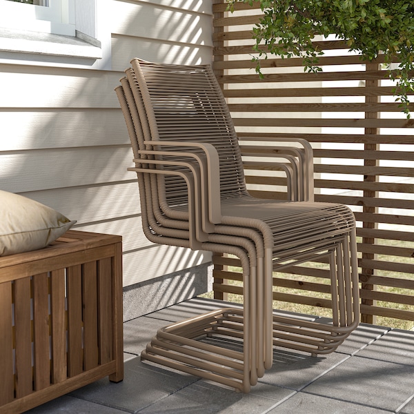 IKEA VÄSMAN armchair, outdoor Brown, Ikea Ireland | 9720CAZNJ