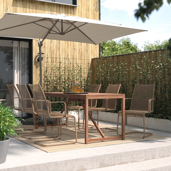 IKEA VÄSMAN armchair, outdoor Brown, Ikea Ireland | 9720CAZNJ