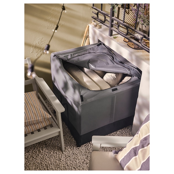 IKEA VÄTTERSÖ storage box, outdoor, dark gray, 30 3/4x28 3/8x31 1/8 in, Ikea Ireland | 1534AJIMY