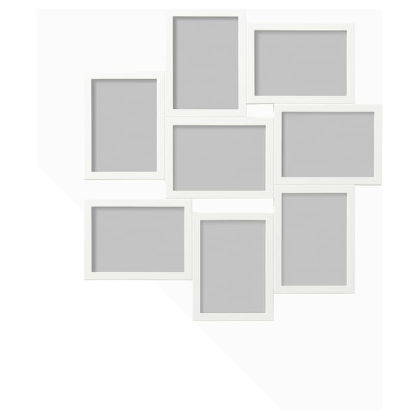 IKEA VÄXBO collage frame for 8 photos, white, 5x7 in, Ikea Ireland | 3156SJFHG