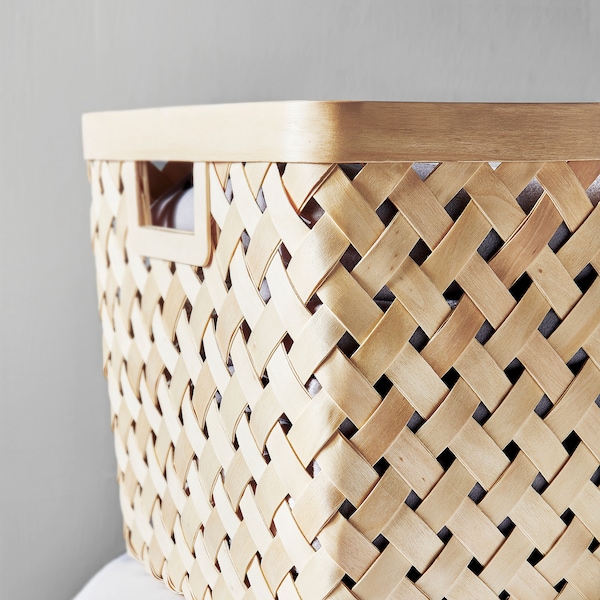 IKEA VÄXTHUS basket, poplar/handmade, 11 ¾x11 ¾x11 in, Ikea Ireland | 9352JZCDG