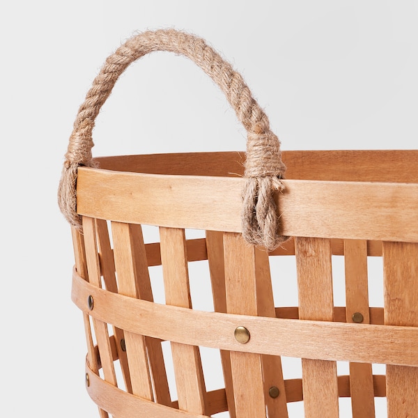 IKEA VÄXTHUS basket, poplar/handmade, 19 ¾x10 ¾ in, Ikea Ireland | 0384SRTOL