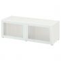 White Glassvik / White / Light Green Frosted Glass