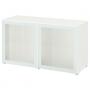 White Glassvik / White / Light Green Frosted Glass