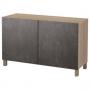 White Stained Oak Effect Kallviken / Stubbarp / Dark Gray Concre