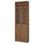 Brown Walnut Effect / Clear Glass