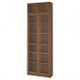 Brown Walnut Effect / Clear Glass