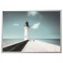 White Lighthouse / Aluminum Color