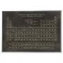 Periodic Table / Aluminum Color