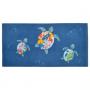 Turtle Pattern / Dark Blue