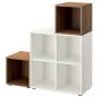 White / Walnut Effect