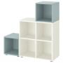 White / Light Gray / Blue