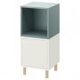 White Light Gray / Blue / Wood