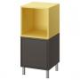 Dark Gray Pale Yellow / Metal