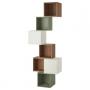 Walnut Effect / White Gray / Green