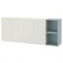 White / Light Gray / Blue