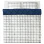 Beige / Blue Check
