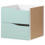 Wave Shaped / Pale Turquoise