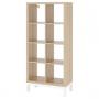 White Stained Oak Effect / White