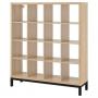 White Stained Oak Effect / Black