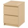 White Stained Oak Veneer