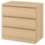 White Stained / Oak Veneer