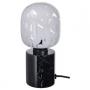 Marble Black / Tube / Shaped White / Clear Glass