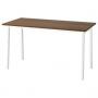 Walnut Veneer / White