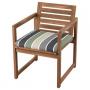 Light Brown Stained / Frösön / Duvholmen Stripe Pattern