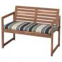 Light Brown Stained / Frösön / Duvholmen Stripe Pattern