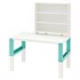 White / Turquoise
